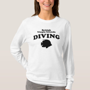 Brittiska Jungfruöarna Dyving Fish T Shirt
