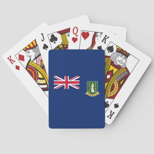 Brittiska Jungfruöarna, Flagga Casinokort (Baksidan)
