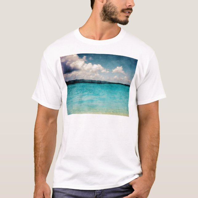 Brittiska Jungfruöarna i Västindien Tee Shirt (Framsida)