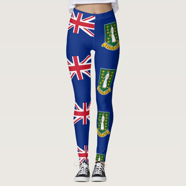 Brittiska Jungfruöarna Leggings (Framsida)