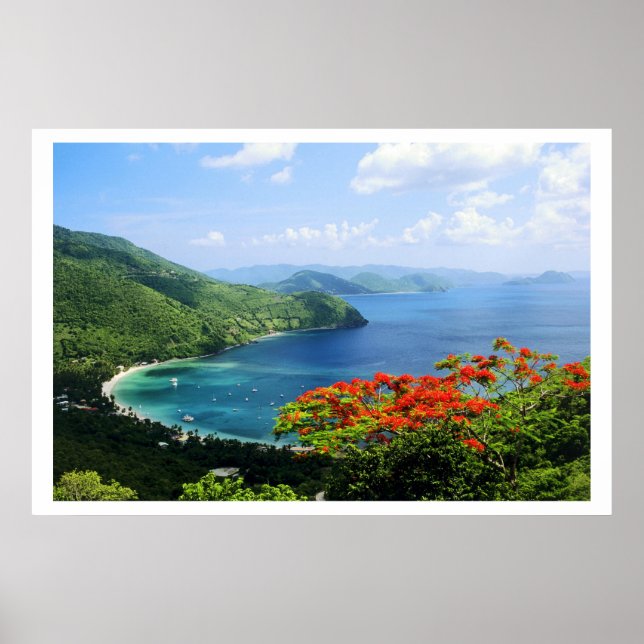 Brittiska Jungfruöarna poster (Framsidan)