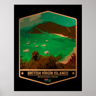 Brittiska Jungfruöarna Poster