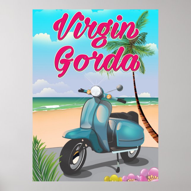 Brittiska Jungfruöarna Poster (Framsidan)
