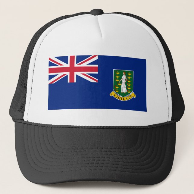 Brittiska Jungfruöarna Truckerkeps (Framsida)