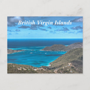 Brittiska Jungfruöarna vik vykort