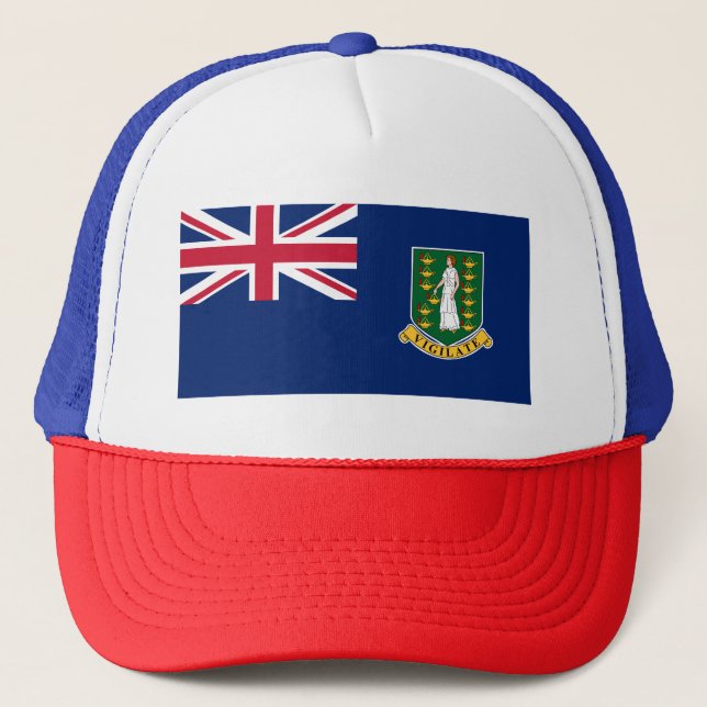 Brittiska Jungfruöarnas flagga Keps (Framsida)