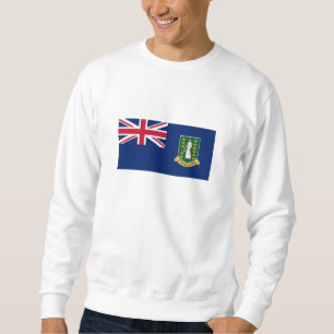 Brittiska Jungfruöarnas flagga Lång Ärmad Tröja
