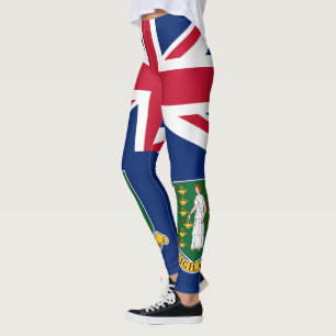 Brittiska Jungfruöarnas flagga Leggings