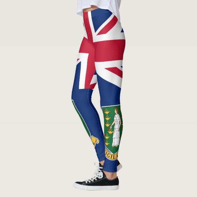 Brittiska Jungfruöarnas flagga Leggings (Vänster)