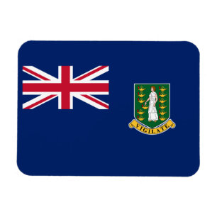 Brittiska Jungfruöarnas flagga Magnet