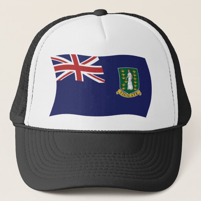 Brittiska Jungfruöarnas flagga mössa Keps (Framsida)