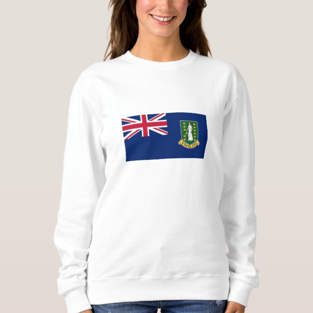 Brittiska Jungfruöarnas flagga T Shirt (Framsida)