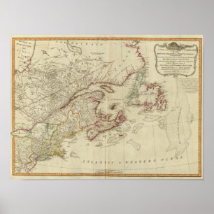 Brittiska kolonier Nordamerika, Nya England Poster