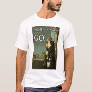 Brittiska kvinnor säger nej! t-shirt