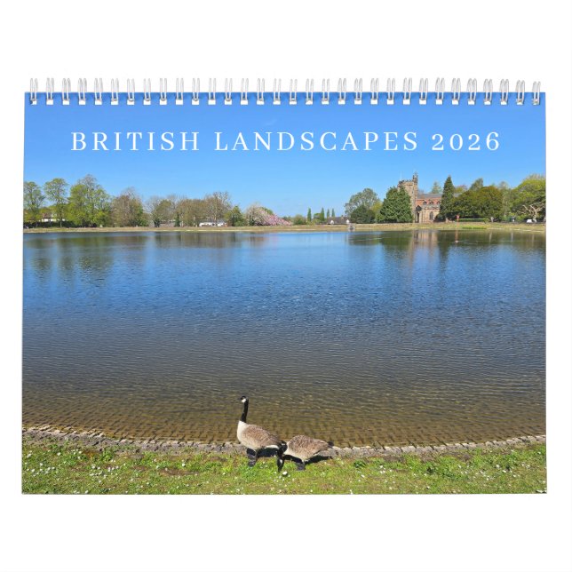Brittiska landskap 2026 kalender (Omslag)