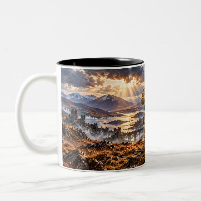Brittiska Lejonet Taktisk Krigare Kaffe Mugg (Vänster)