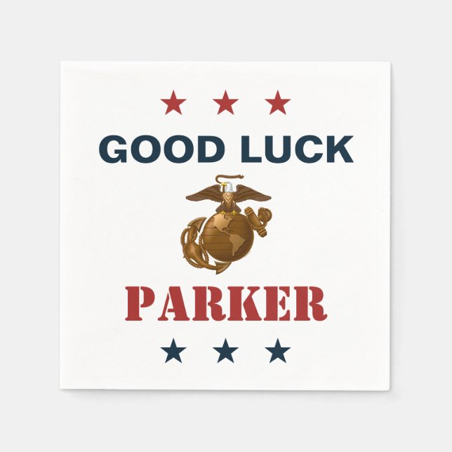 Brittiska marinenmarinerna i Stater | Marina korps Pappersservett (Framsidan)