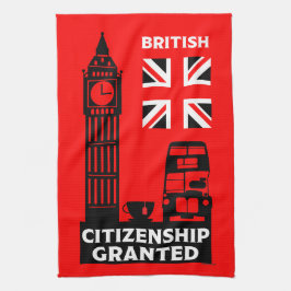 Brittiska medborgarskapsgåvor kökshandduk