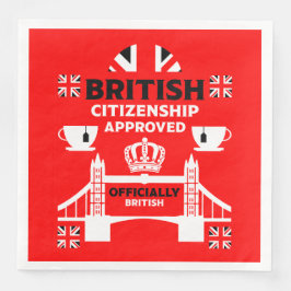Brittiska medborgarskapsgåvor pappersservett