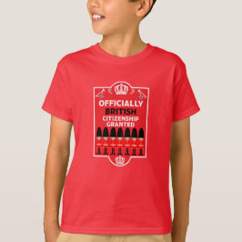 Brittiska medborgarskapsgåvor t shirt