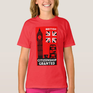 Brittiska medborgarskapsgåvor t shirt