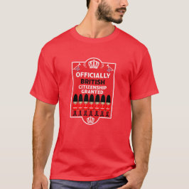 Brittiska medborgarskapsgåvor t shirt