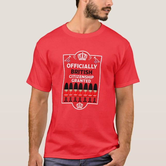 Brittiska medborgarskapsgåvor t shirt (Framsida)