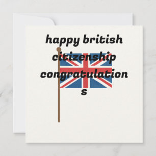 Brittiska medborgarskapskort julkort