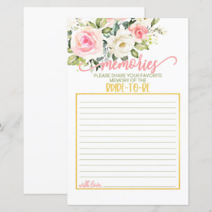Brittiska minnen - Rosa Blommigt & Guld