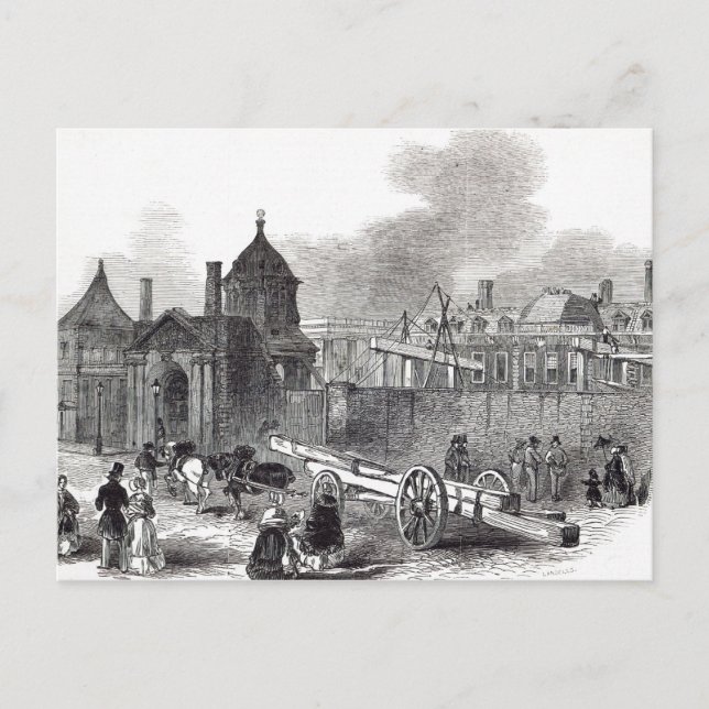 Brittiska museets nuvarande tillstånd vykort (Framsida)