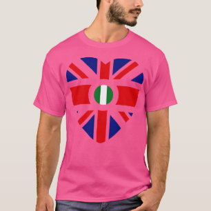 Brittiska nigerianska multinationella patriot Flag T Shirt