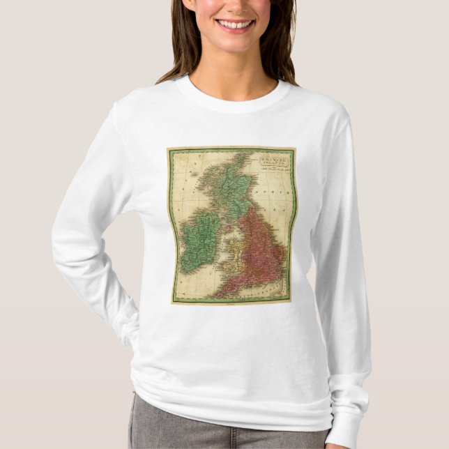 Brittiska öar 4 t shirt (Framsida)
