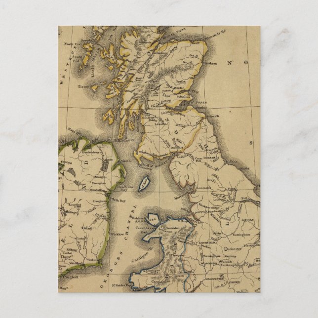 Brittiska öarna 2 vykort (Framsida)