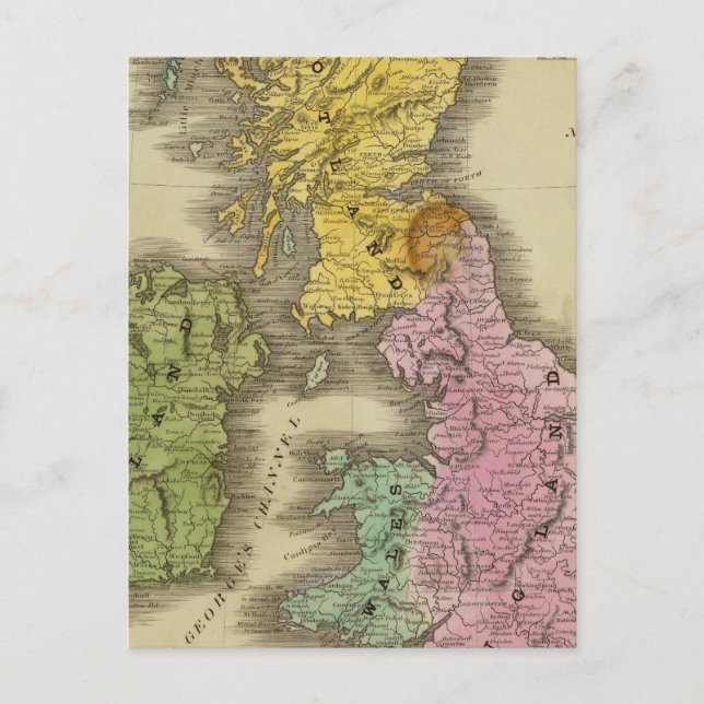 Brittiska öarna 3 vykort (Framsida)