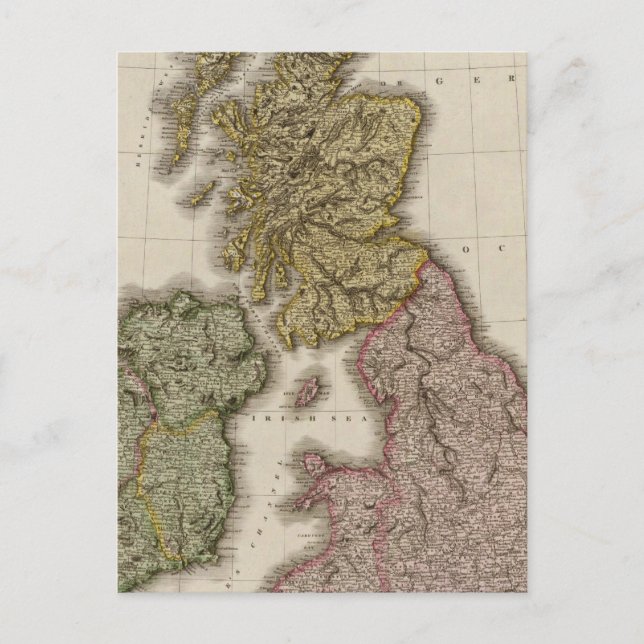 Brittiska öarna 7 vykort (Framsida)