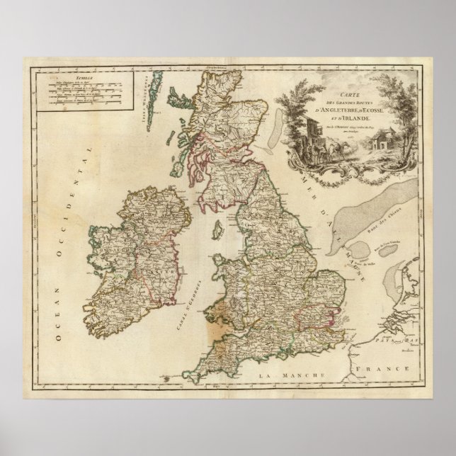 Brittiska öarna 9 poster (Framsidan)