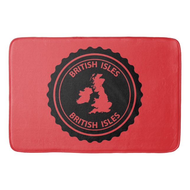 Brittiska öarna badrumsmatta (Framsidan)