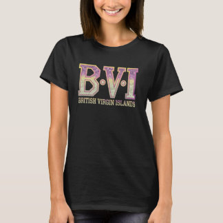 Brittiska öarna BVI Semesterpresent Souvenirgåva T Shirt