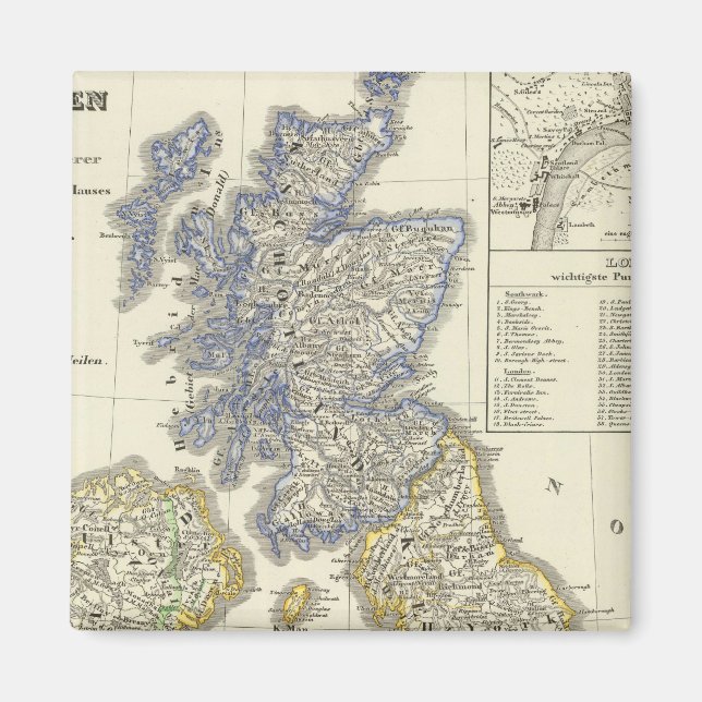 Brittiska öarna från 1066 till 1485 magnet (Framsidan)