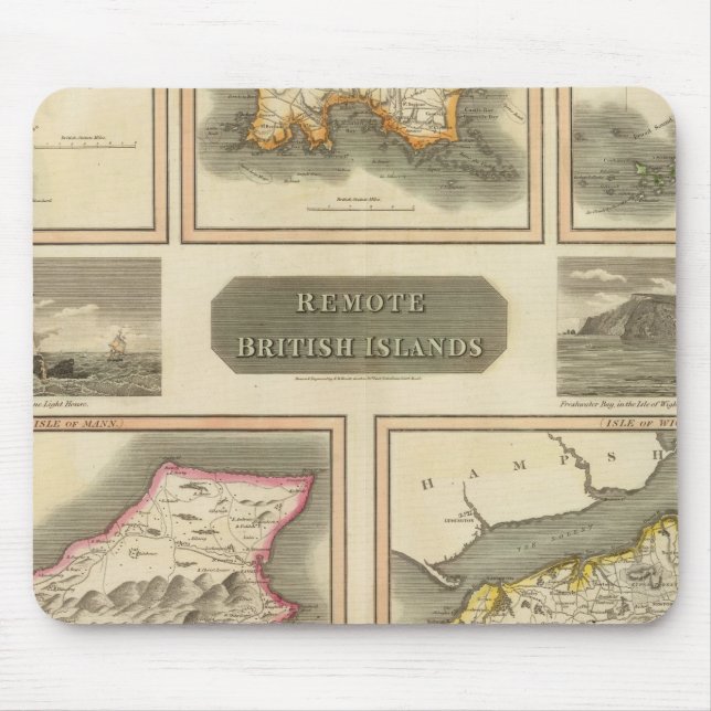 Brittiska öarna i Fjärran Östern Musmatta (Framsidan)