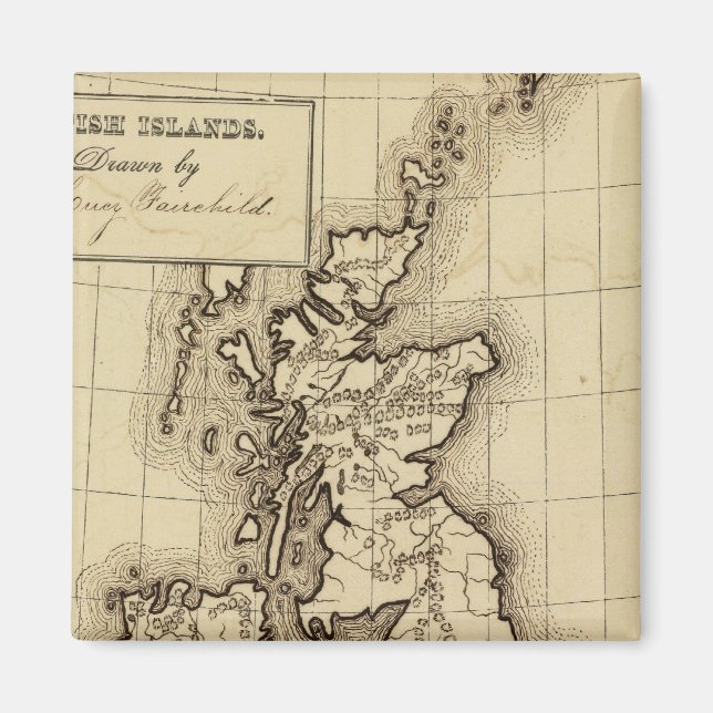 Brittiska öarna magnet (Framsidan)