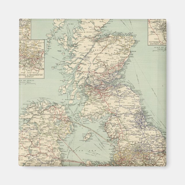 Brittiska öarna magnet (Framsidan)