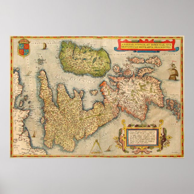Brittiska öarna poster (Framsidan)