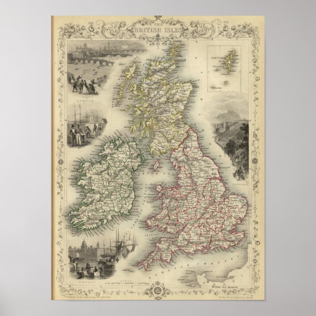 Brittiska öarna poster (Framsidan)