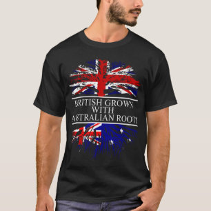 Brittiska odlade med australiska rötter, australi t shirt