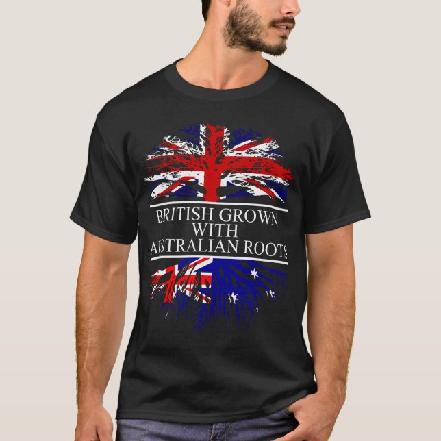 Brittiska odlade med australiska rötter, australis t shirt (Framsida)