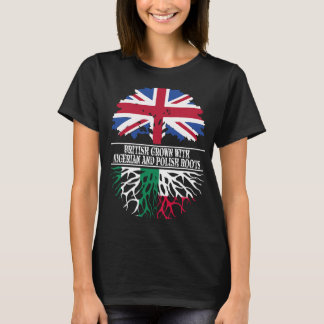 Brittiska odlingar med nigerianska och polska t shirt