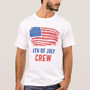 Brittiska patrioter: 4:e juli-besättningen t shirt