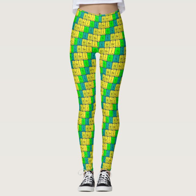 Brittiska periodiska patriotiska lag från bord 2 leggings (Framsida)