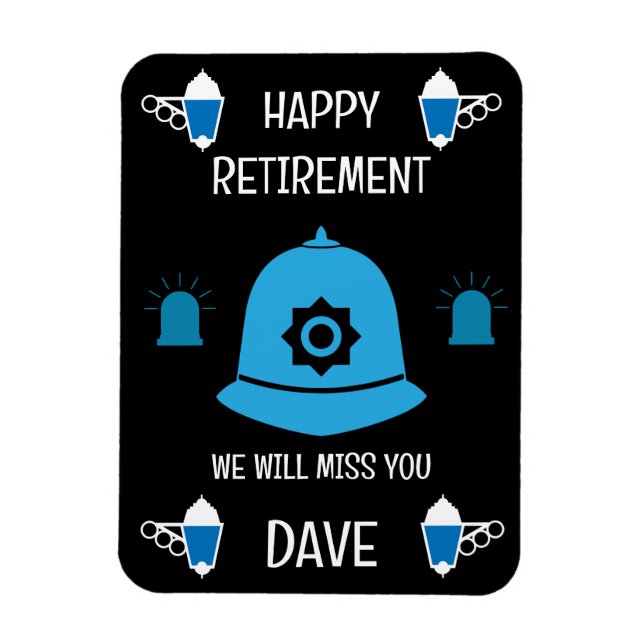 Brittiska polisgåvor och tillbehör magnet (Vertikal)